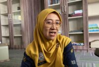Ketua MGMP Bahasa Jawa SMP di Kabupaten Kudus, Noor Erlina Lidyastuti. (Foto: J05) 