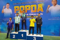 Perjuangan atlet pelajar Kudus dalam Popda Jateng 2026. Meski finis di peringkat ke-14, sejumlah prestasi berhasil ditorehkan dengan raihan 13 medali emas. foto: istimewa