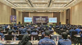 Konsolidasi Partai Nasdem di Kabupaten Kudus menjadi bagian dari persiapan penguatan struktur dan strategi partai menjelang tahapan Pemilu mendatang, Minggu (20/9/2026). Foto: JP