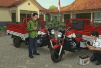 Bentor KDMP Prambatan Kidul di Kabupaten Kudus ditemukan sudah rusak. (Foto: Ilustrasi AI) 