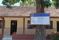 Proses rehab sekolah di Kabupaten Kudus. (Foto: J05) 