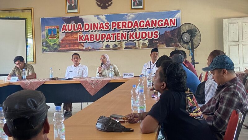 Audiensi Kaukus dengan Dinas Perdagangan Kabupaten Kudus dan PT Pertamina, Kamis, 8/10/2026. (Foto: J05) 