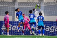 Aksi-aksi para pemain HYDROPLUS Soccer League 2025/2026 All-Stars di Supersoccer
Arena, Kudus, Jawa Tengah (Foto:Istimewa)