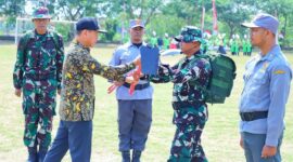 Program TMMD Sengkuyung Tahap IV di Desa Temulus, Kecamatan Mejobo, Kabupaten Kudus, menyasar betonisasi jalan usaha tani sepanjang 450 meter untuk memperlancar akses petani menuju lahan pertanian. Foto: JP