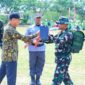 Program TMMD Sengkuyung Tahap IV di Desa Temulus, Kecamatan Mejobo, Kabupaten Kudus, menyasar betonisasi jalan usaha tani sepanjang 450 meter untuk memperlancar akses petani menuju lahan pertanian. Foto: JP