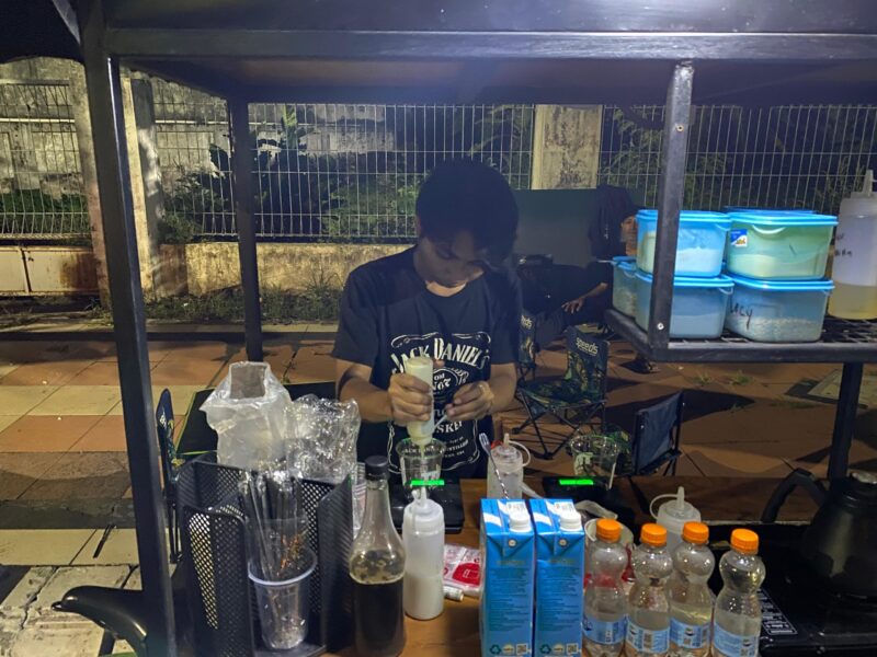 PKL Coffee Street di Kabupaten Kudus. (Foto: JP) 