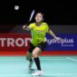 Pebulu tangkis tunggal putri Oei Louisa Jovanka Sandi Winarto memastikan langkahnya ke babak utama Polytron Kudus Indonesia Masters 2026 setelah melewati duel sengit kontra Sarah Daisy Theresia Chritina Rambitan pada babak kualifikasi perempat final (Qual QF), Selasa, 20/10/2026. (Foto: Istimewa) 