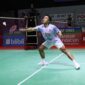 Pebulu tangkis tunggal putra Indonesia, Anthony Sinisuka Ginting, memastikan tiket ke babak 16 besar Polytron Kudus Indonesia Masters 2026 setelah menaklukkan wakil Chinese Taipei, Zheng Ying Wu, pada babak 32 besar, Rabu, 21/10/2026. (Foto: Istimewa) 