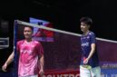 Pebulu tangkis tunggal putra Richie Duta Richardo berhasil mengalahkan seniornya, Anthony Sinisuka Ginting, pada babak 16 besar (R16) Polytron Kudus Indonesia Masters 2026 di Djarum Arena 2, Kaliputu, Kudus, Jawa Tengah, Kamis, 22/10/2026. (Foto: Istimewa)