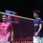 Pebulu tangkis tunggal putra Richie Duta Richardo berhasil mengalahkan seniornya, Anthony Sinisuka Ginting, pada babak 16 besar (R16) Polytron Kudus Indonesia Masters 2026 di Djarum Arena 2, Kaliputu, Kudus, Jawa Tengah, Kamis, 22/10/2026. (Foto: Istimewa)
