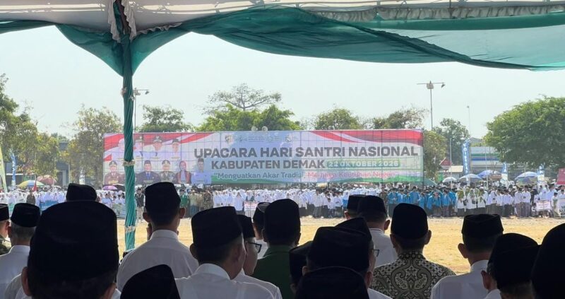 Apel Hari Santri Nasional di Alun-alun Demak (Foto:Istimewa)