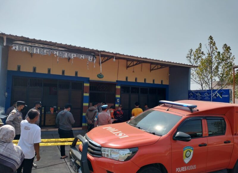 Foto: Lokasi TKP Konter HP. Foto: ist