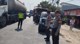 Sejumlah polisi saat olah TKP. Foto: Polres Kudus